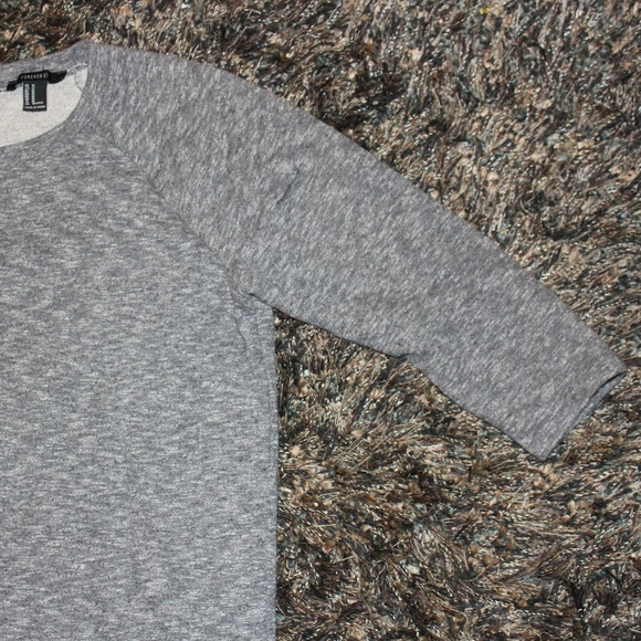 Forever 21 Oversized 3/4 Sleeve Shirt M - Picture 3 of 6